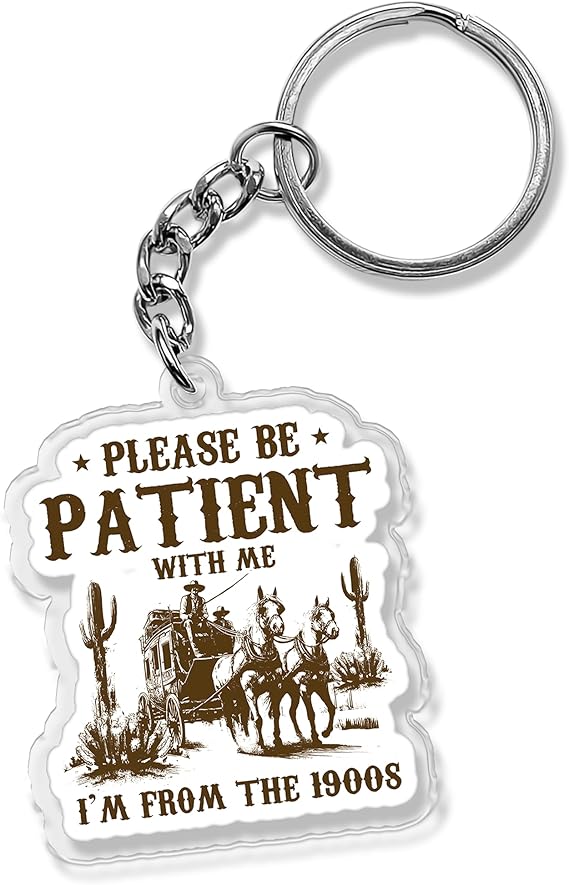 QUINNIAN Funny Keychain 2 Inches Adult Sarcastic, Humor Animal Acrylic Material, Key Ring Accessories（2