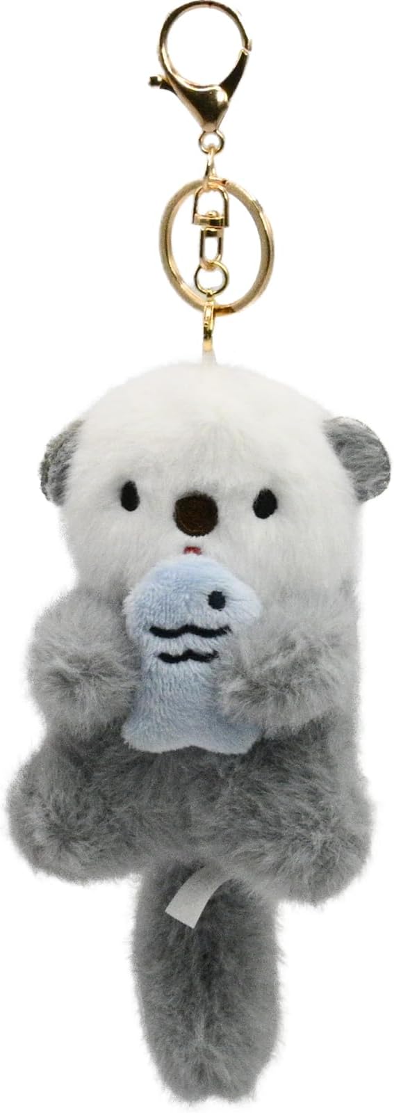 Otter Keychain Charm & Bag Charm - Cute Keychain Ring for Bags Backpacks Otter stuff - for Animal Lovers -1